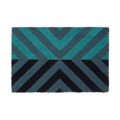 Orsina Urban Diamond Doormat – Modern Geometric Coir Outdoor Mat