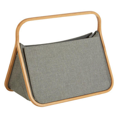 Orsina Carrick Grey Storage Basket with Handle – Portable Shower Caddy