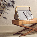 Orsina Carrick Grey Storage Basket with Handle – Portable Shower Caddy