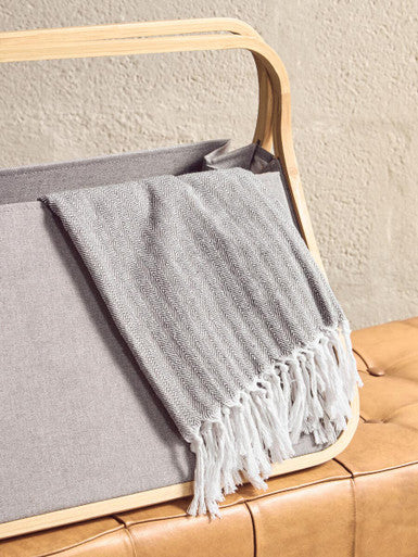 Orsina Carrick Grey Storage Basket with Handle – Portable Shower Caddy