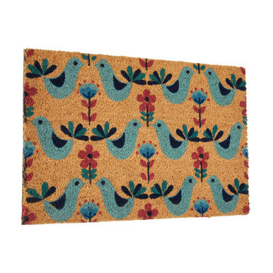 Orsina Sparrows Coir Doormat – Eco-Friendly Nature Inspired Outdoor Mat