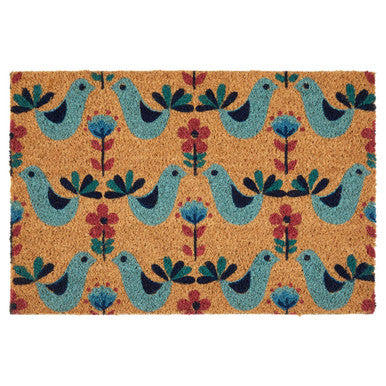 Orsina Sparrows Coir Doormat – Eco-Friendly Nature Inspired Outdoor Mat