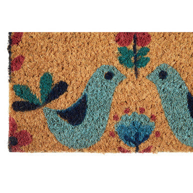 Orsina Sparrows Coir Doormat – Eco-Friendly Nature Inspired Outdoor Mat