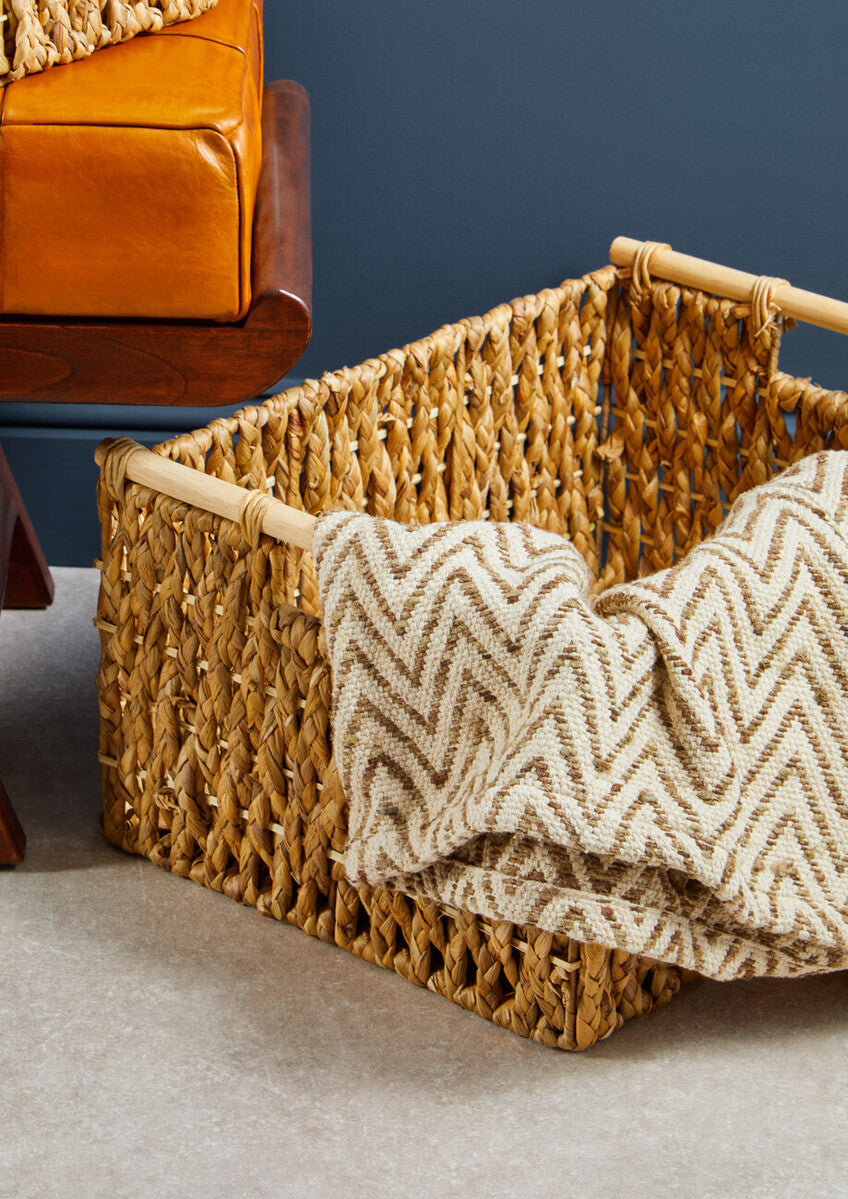 Orsina Lidi Water Hyacinth Storage Baskets | Woven Set of 5