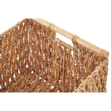 Orsina Lidi Water Hyacinth Storage Baskets | Woven Set of 5
