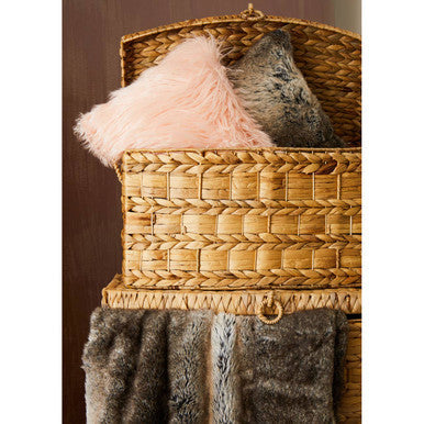 Orsina Water Hyacinth Storage Baskets – Set of 6 Woven Organisers