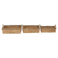 Orsina Lidi Set of 3 Seagrass Storage Baskets with Handles
