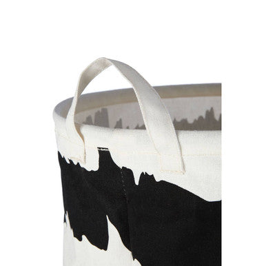 Orsina Harga Laundry Basket – Black and White Modern Storage Hamper