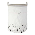 Orsina Speckled Fabric Laundry Basket | Modern Sustainable Hamper