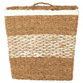 Orsina Lidi Tapered Seagrass Basket with Lid | Coastal Woven Storage