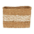 Orsina Lidi Rectangular Seagrass Basket – Natural Woven Shelf Storage