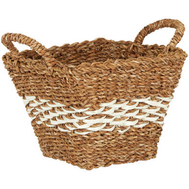Orsina Lidi Tapered Seagrass Basket – Woven Minimalist Storage Solution