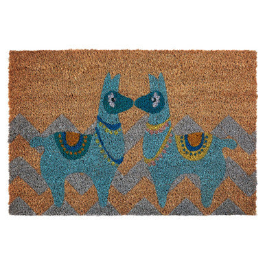 Orsina Filta Llama Doormat – Whimsical Coir Entrance Mat for Porch