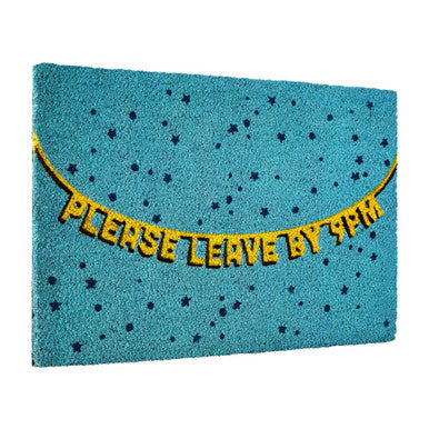 Filta Please Leave By 9Pm Doormat – Funny Non-Slip Entrance Mat