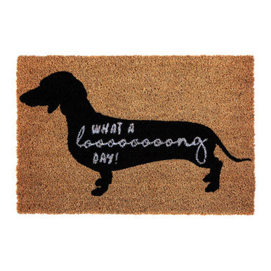 Orsina Filta Sausage Dog Doormat – Heavy Duty Coir Entrance Mat