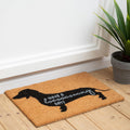 Orsina Filta Sausage Dog Doormat – Heavy Duty Coir Entrance Mat