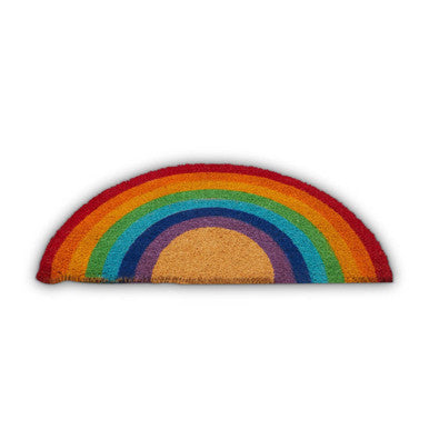 Orsina Rainbow Coir Doormat – Eco-Friendly Durable Outdoor Entryway Mat
