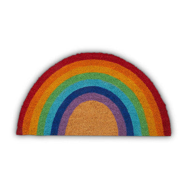 Orsina Rainbow Coir Doormat – Eco-Friendly Durable Outdoor Entryway Mat