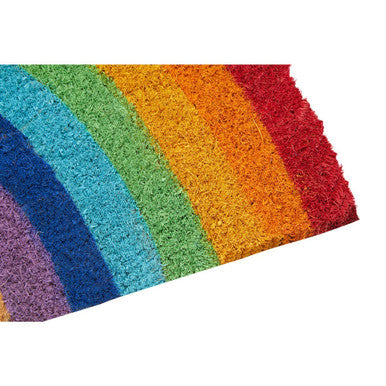 Orsina Rainbow Coir Doormat – Eco-Friendly Durable Outdoor Entryway Mat