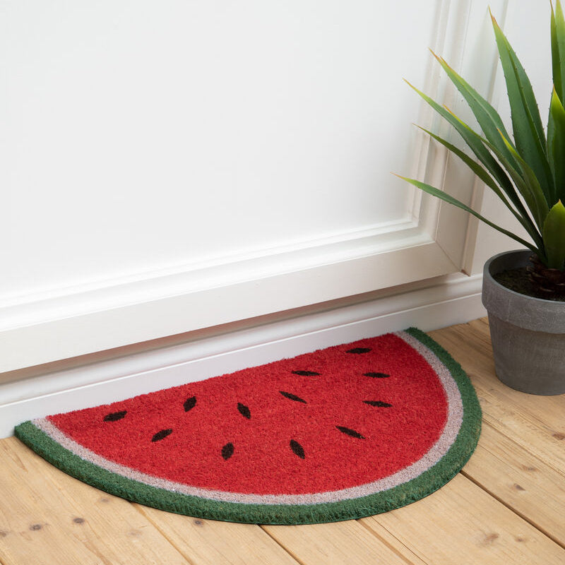Orsina Filta Watermelon Coir Doormat – Non-Slip Outdoor Entryway Mat