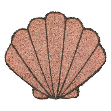 Orsina Shell Coir Doormat – Eco-Friendly Coastal Outdoor Entrance Mat