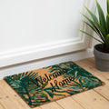 Orsina Filta Winter Palm Doormat – Textured Entryway Floor Mat