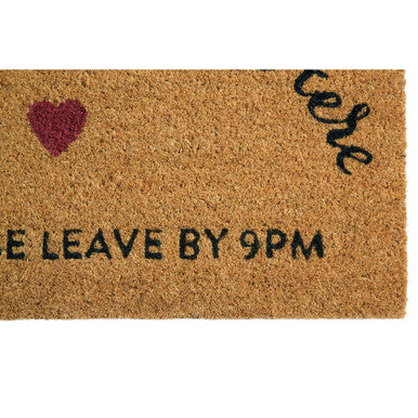 Orsina Filta So Glad You Are Here Doormat – Non-Slip Entryway Mat