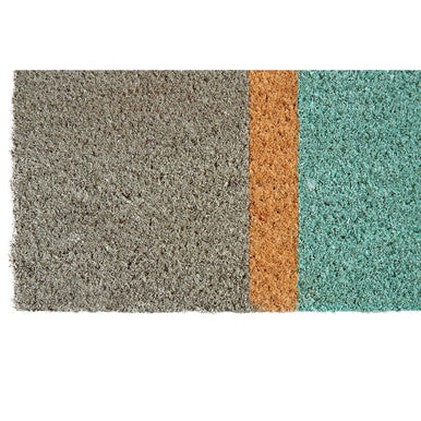 Orsina Filta Japandi Stripe Dark Doormat – Minimalist Entryway Mat