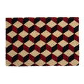 Orsina Filta Glamorous Deco Coir Doormat – Modern Durable Entryway Mat