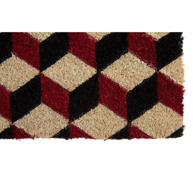 Orsina Filta Glamorous Deco Coir Doormat – Modern Durable Entryway Mat