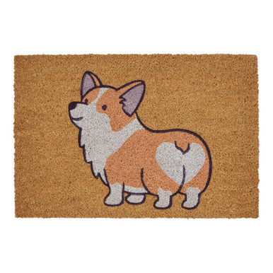 Orsina Filta Corgi Doormat – Non-Slip Coir Mat for Dog Lovers