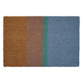 Orsina Filta Coir Doormat – Striped Modern Entryway Outdoor Mat