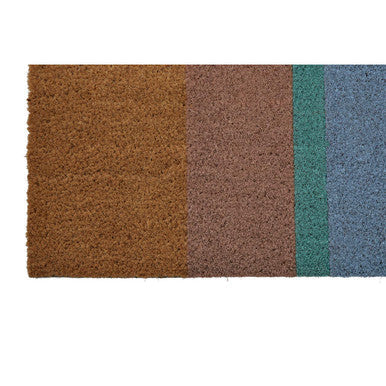 Orsina Filta Coir Doormat – Striped Modern Entryway Outdoor Mat