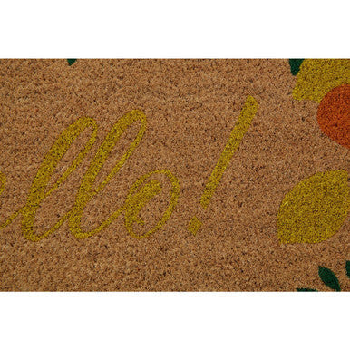 Orsina La Dolce Frutta Coir Doormat – Modern Fruit Design Entryway Mat