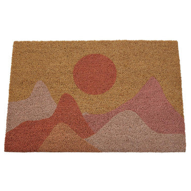 Orsina Bellevie Sunrise Coir Doormat – Modern Welcome Entrance Mat