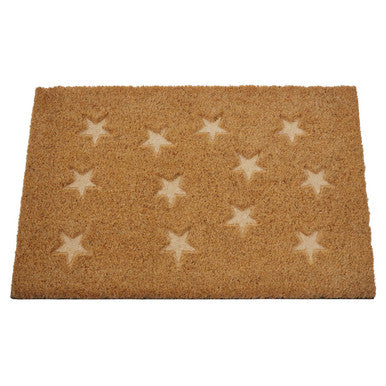 Orsina Filta Star Embossed Coir Doormat – Modern Premium Entryway Mat