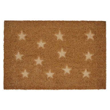 Orsina Filta Star Embossed Coir Doormat – Modern Premium Entryway Mat