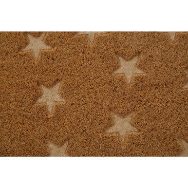 Orsina Filta Star Embossed Coir Doormat – Modern Premium Entryway Mat