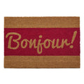 Orsina Bonjour Doormat – Modern Minimalist Coir Welcome Mat for Entrances