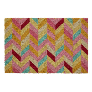 Orsina Filta Multi Colour Coir Doormat – Durable Modern Entrance Mat