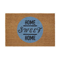 Orsina Filta Home Sweet Home Doormat – Non-Slip PVC Backed Welcome Mat