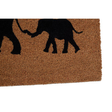 Orsina Elephant and Baby Elephant Non-Slip Doormat – Animal Decor