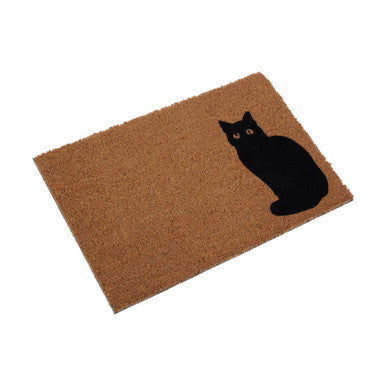 Orsina Filta Coir Cat Doormat – Non-Slip PVC Backing Entryway Rug