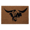 Orsina Filta Highland Cow Doormat – Non-Slip Coir Entryway Mat