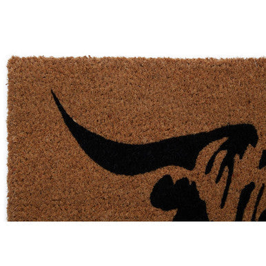 Orsina Filta Highland Cow Doormat – Non-Slip Coir Entryway Mat
