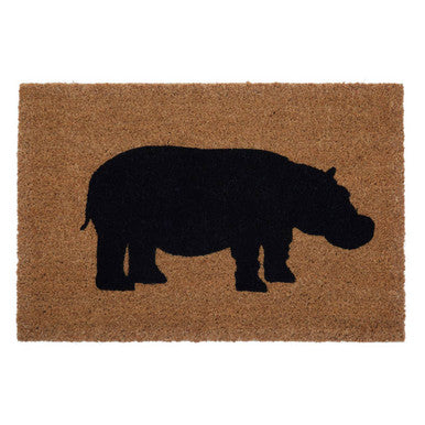 Orsina Filta Hippo Doormat – Non-Slip Coir Bristle Entryway Mat