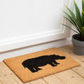 Orsina Filta Hippo Doormat – Non-Slip Coir Bristle Entryway Mat