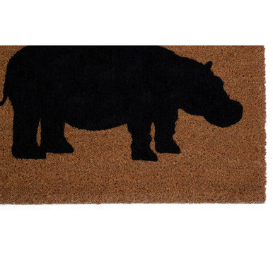 Orsina Filta Hippo Doormat – Non-Slip Coir Bristle Entryway Mat