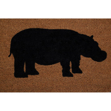 Orsina Filta Hippo Doormat – Non-Slip Coir Bristle Entryway Mat