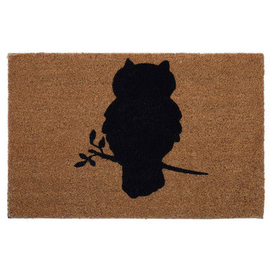 Orsina Filta Owl Doormat – Non-Slip Coir Entryway Rug for Outdoors